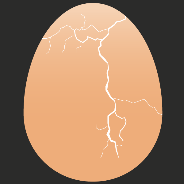graphic: thunder, egg, broken, food, 