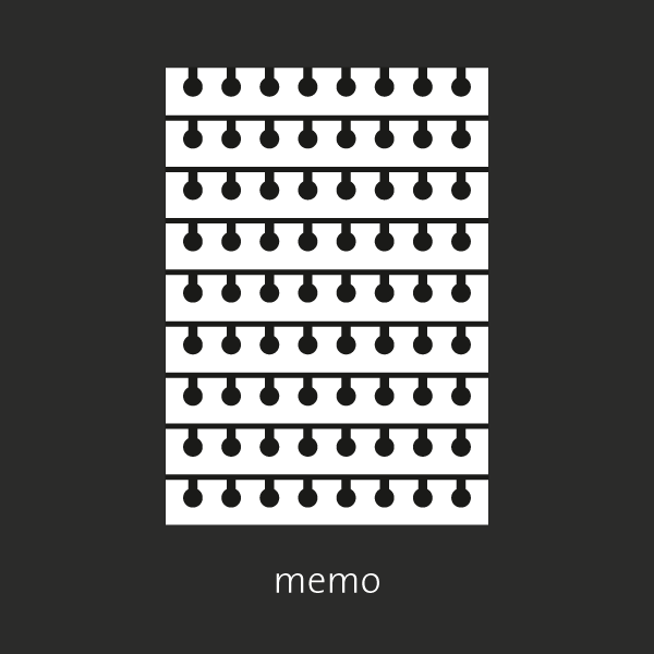 graphic: memo, note, black and white, paper
