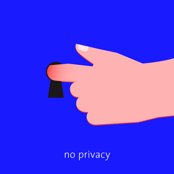 graphic: privacy, finger, keyhole, lock, locked